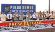 Polres Labuhanbatu Ungkap Penanganan Kasus Tindak Pidana Narkotika