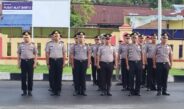Polresta Deli Serdang Gelar Upacara Kenaikan Pangkat 88 Personelnya