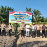 Polresta Deli Serdang melaksanakan kegiatan Tanam Raya Jagung Serentak Kuartal I Tahun 2026