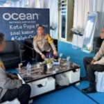 Gambar Bantuan Pabrik Ocean untuk Rest Area pada pos pelayanan Hari Raya Idul Fitri Polres Binjai.